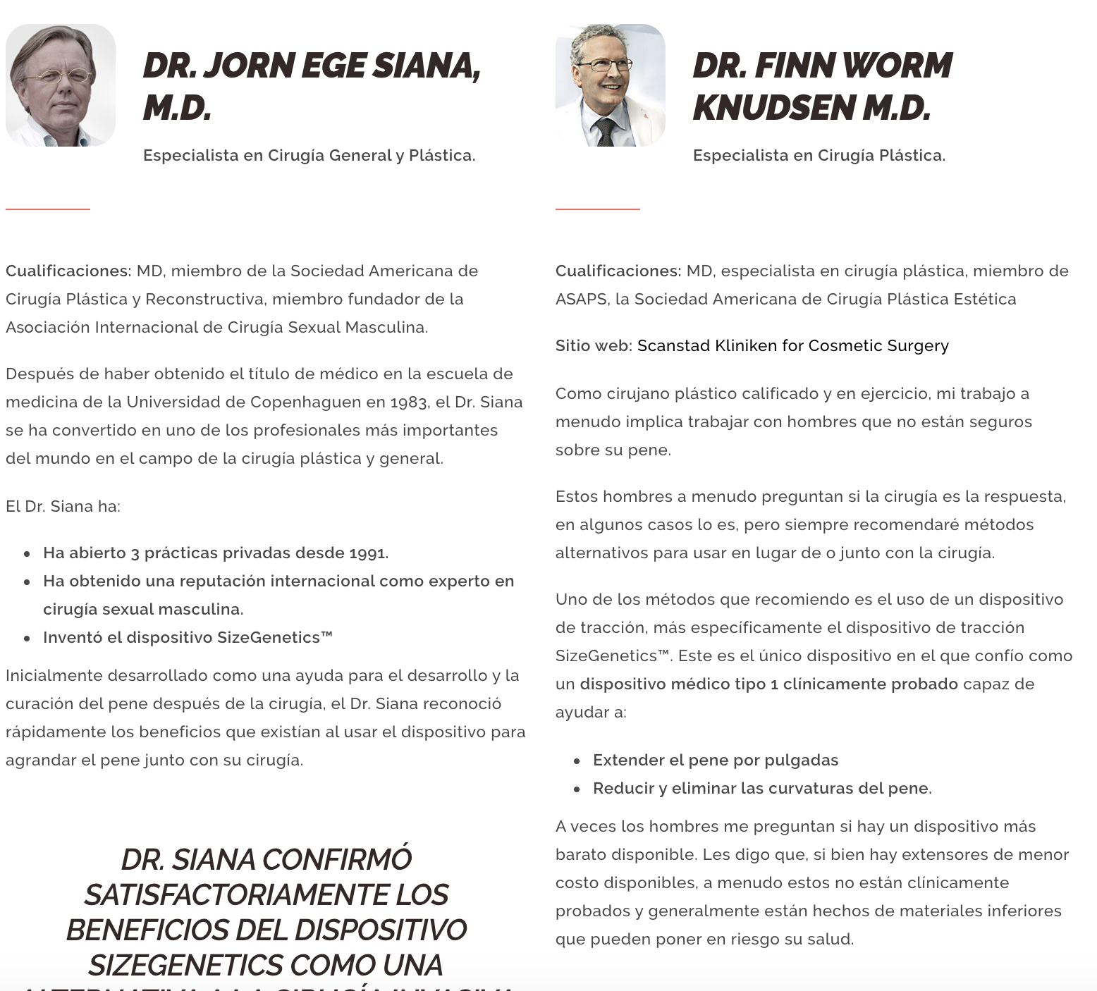 sizegenetics espana